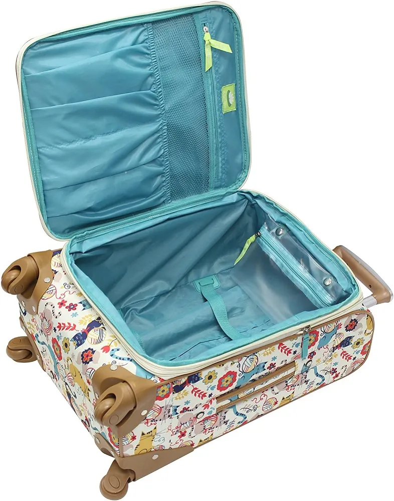 Lily Bloom Furry Friends 4-Piece Luggage Set 