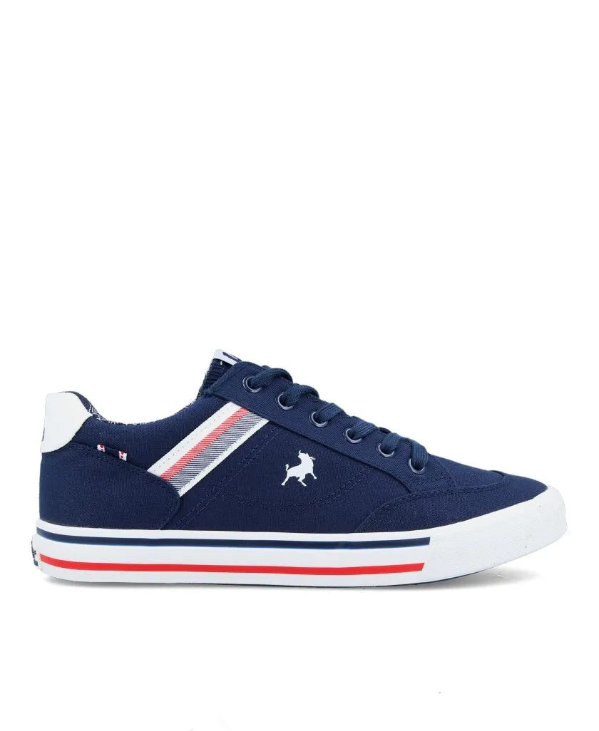 Lois 61300 Navy blue canvas sneakers