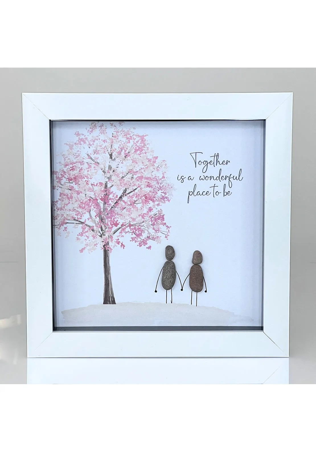 Love Together Is A Wonderful Place to Be Pebble Frame