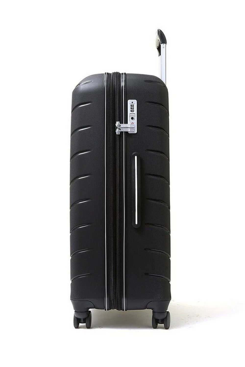 Luggage | Prime 3 Pc Set 8 Wheel Hardshell Expandable Suitcases | Rock