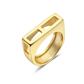 Luna Flat Ring Gold