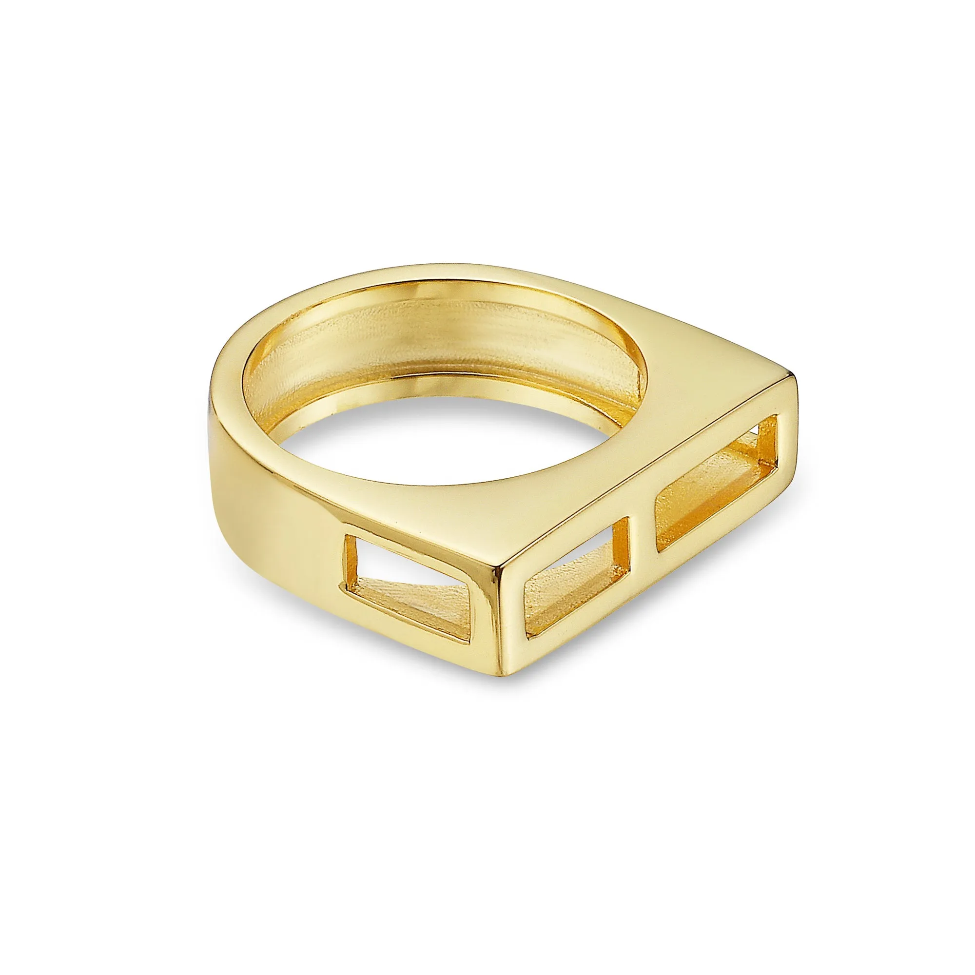 Luna Flat Ring Gold