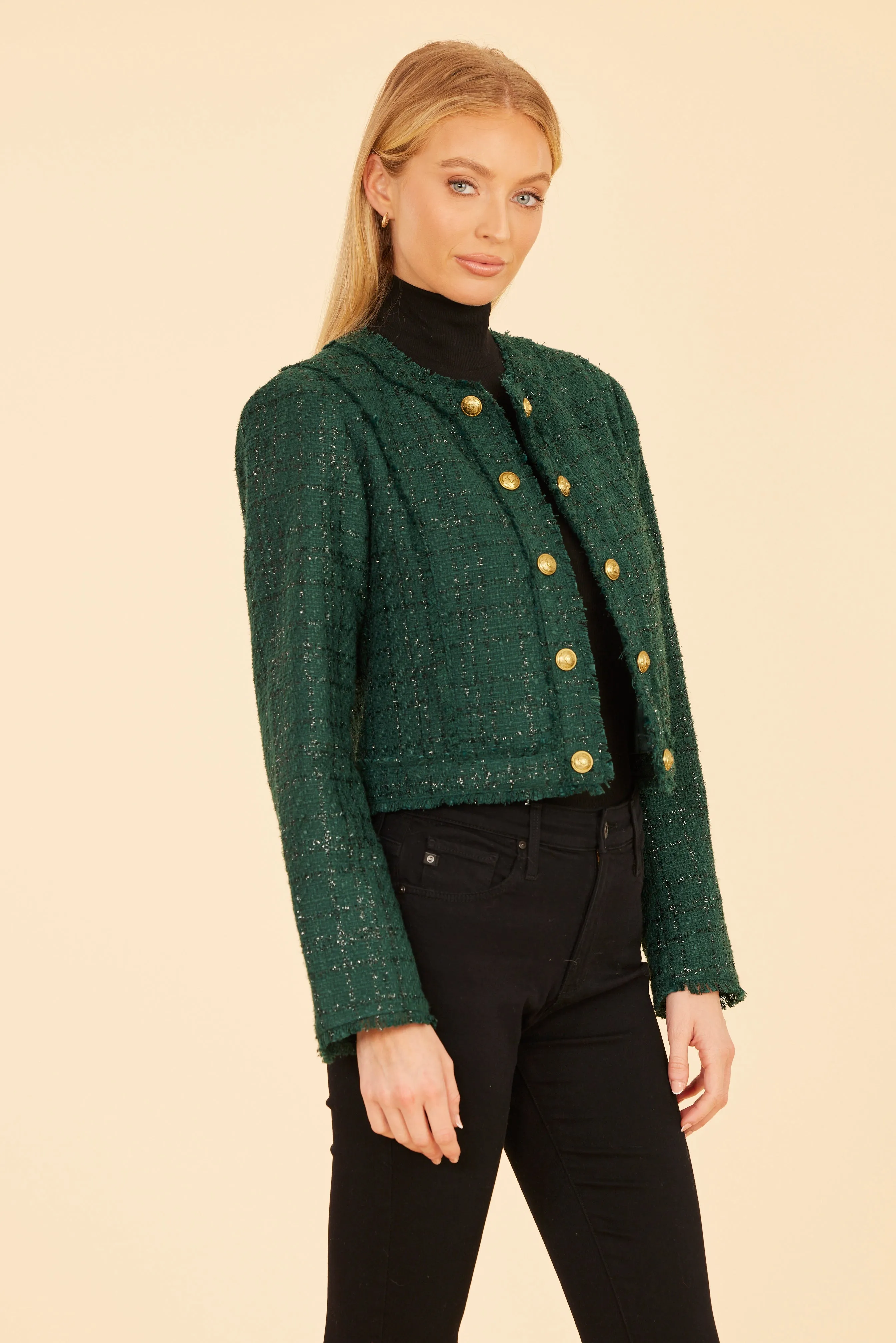 Lurex Tweed Jacket