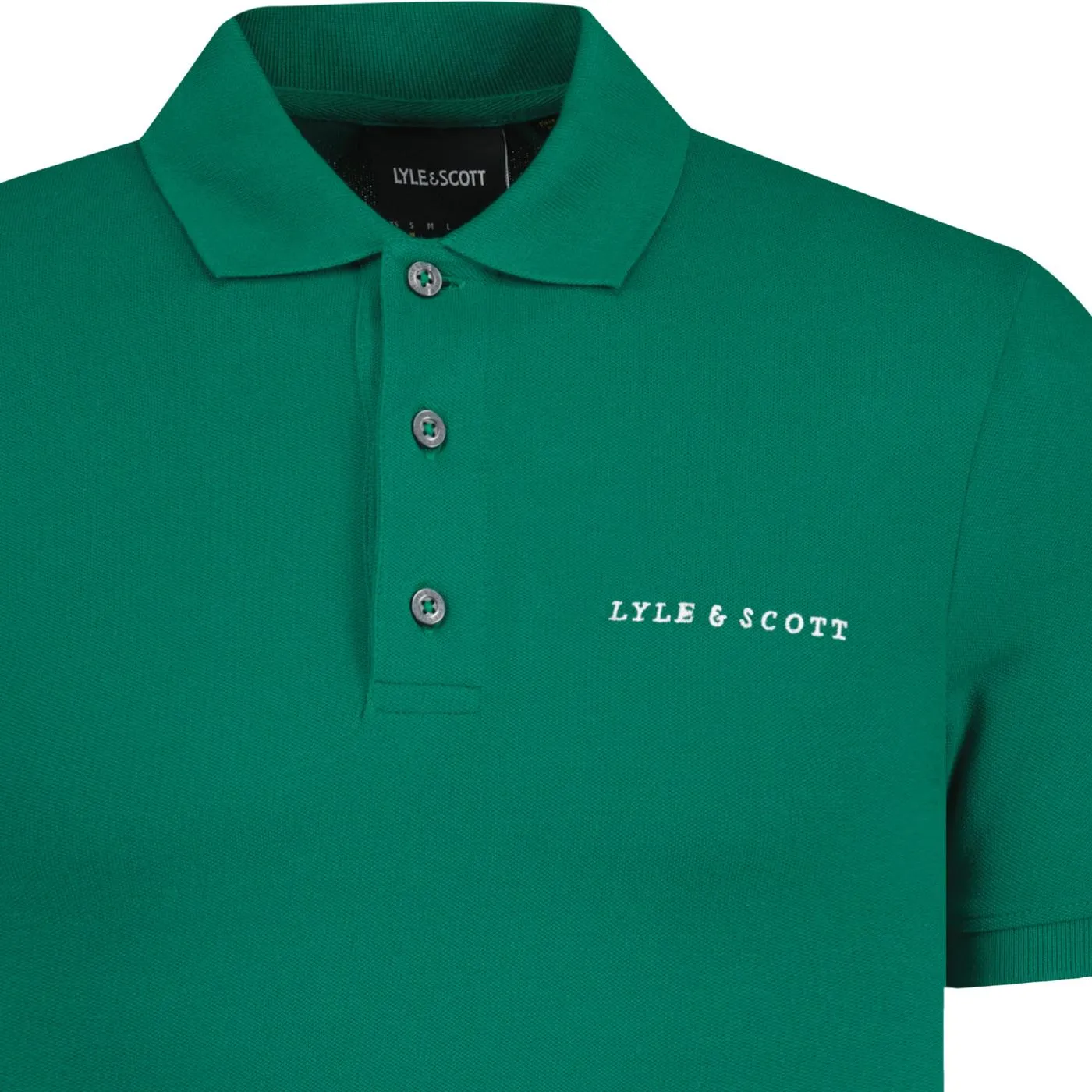 Lyle & Scott Embroidered Polo Shirt (Court Green)