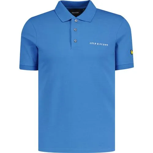 Lyle & Scott Embroidered Polo Shirt (Spring Blue)