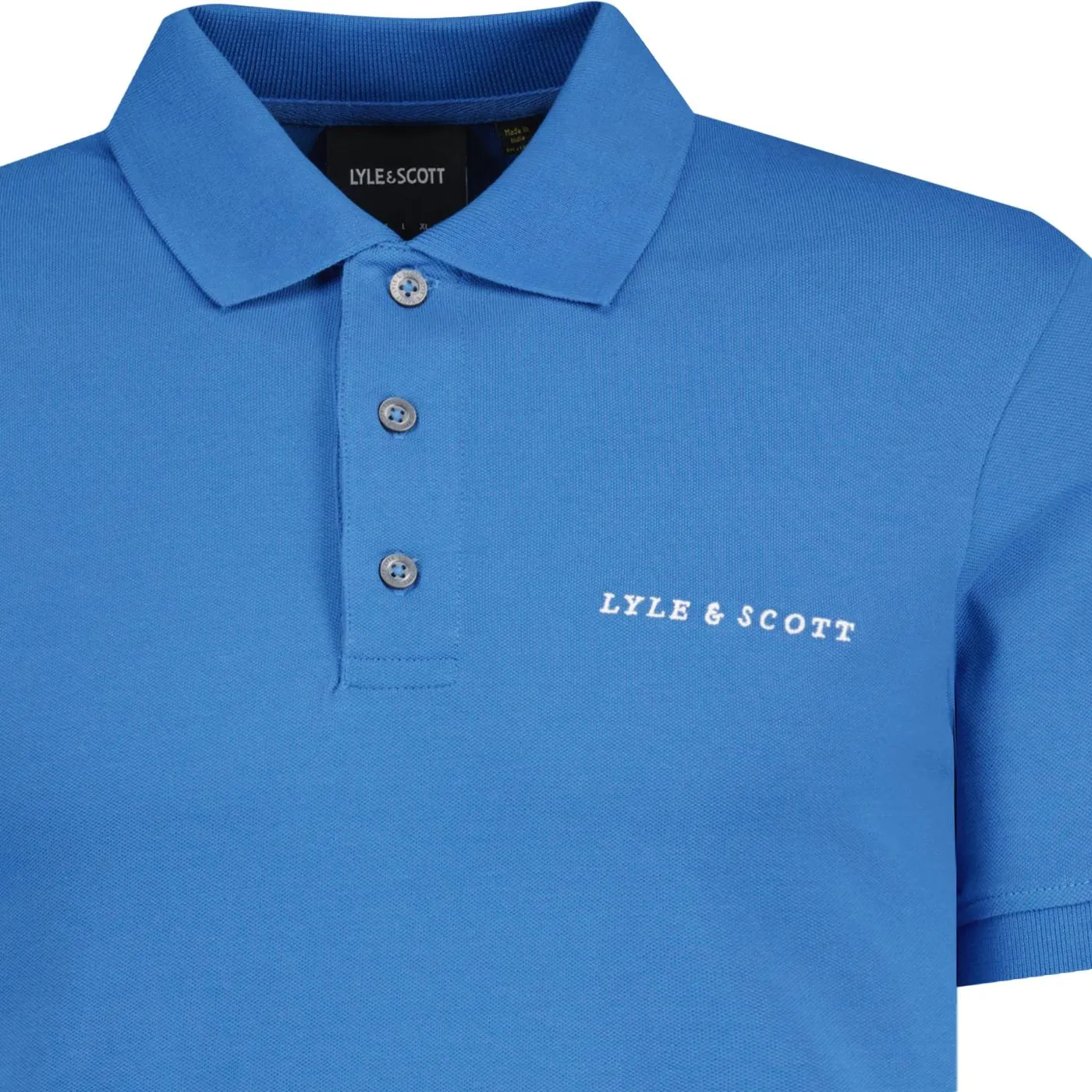 Lyle & Scott Embroidered Polo Shirt (Spring Blue)