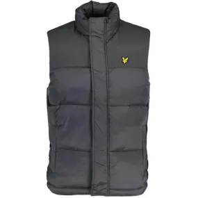 Lyle & Scott Funnel Neck Wadded Gilet (Gunmetal)