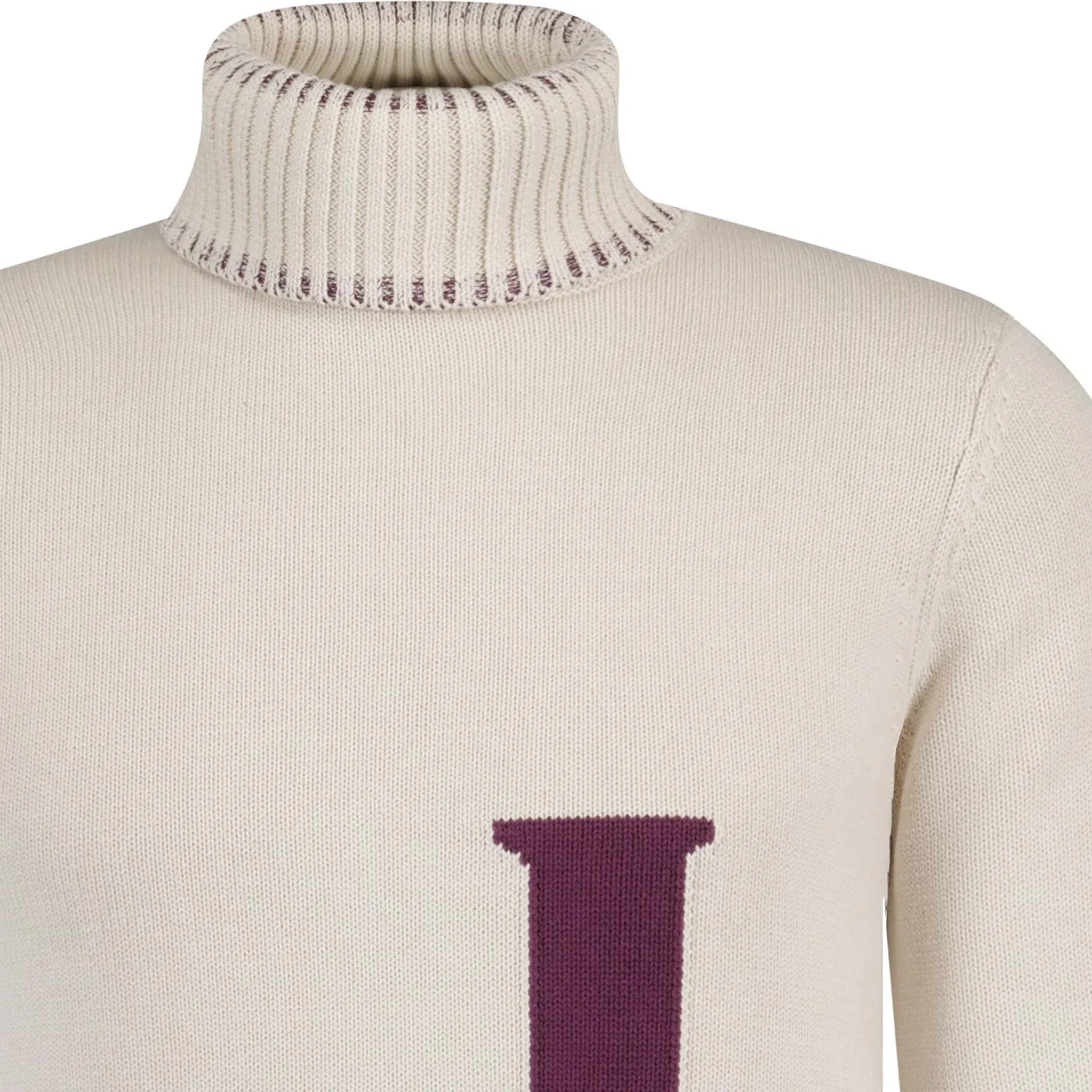 Lyle & Scott Men's LS Retro Roll Neck Jumper Cove