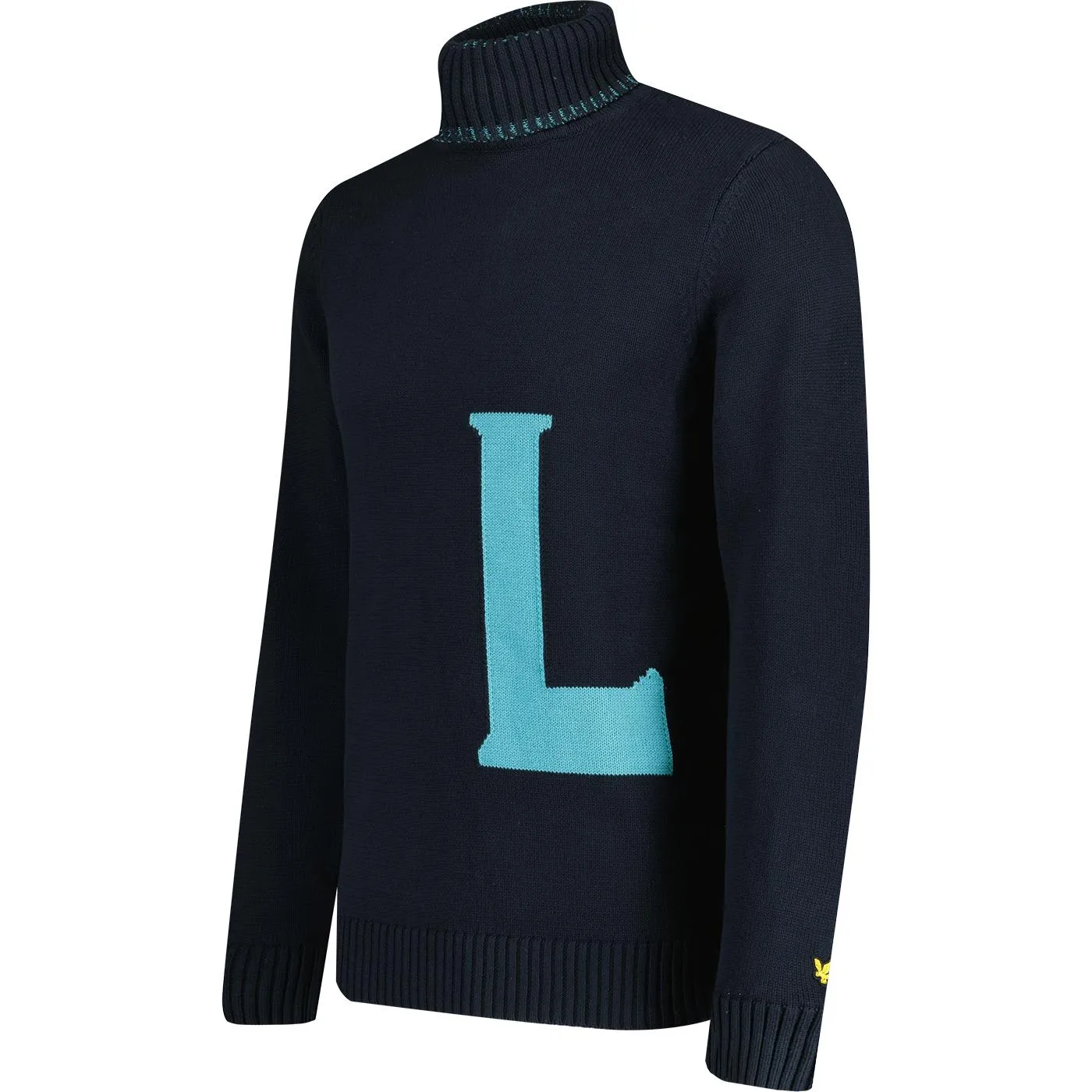 Lyle & Scott Men's LS Retro Roll Neck Jumper Navy