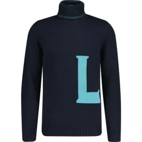 Lyle & Scott Men's LS Retro Roll Neck Jumper Navy