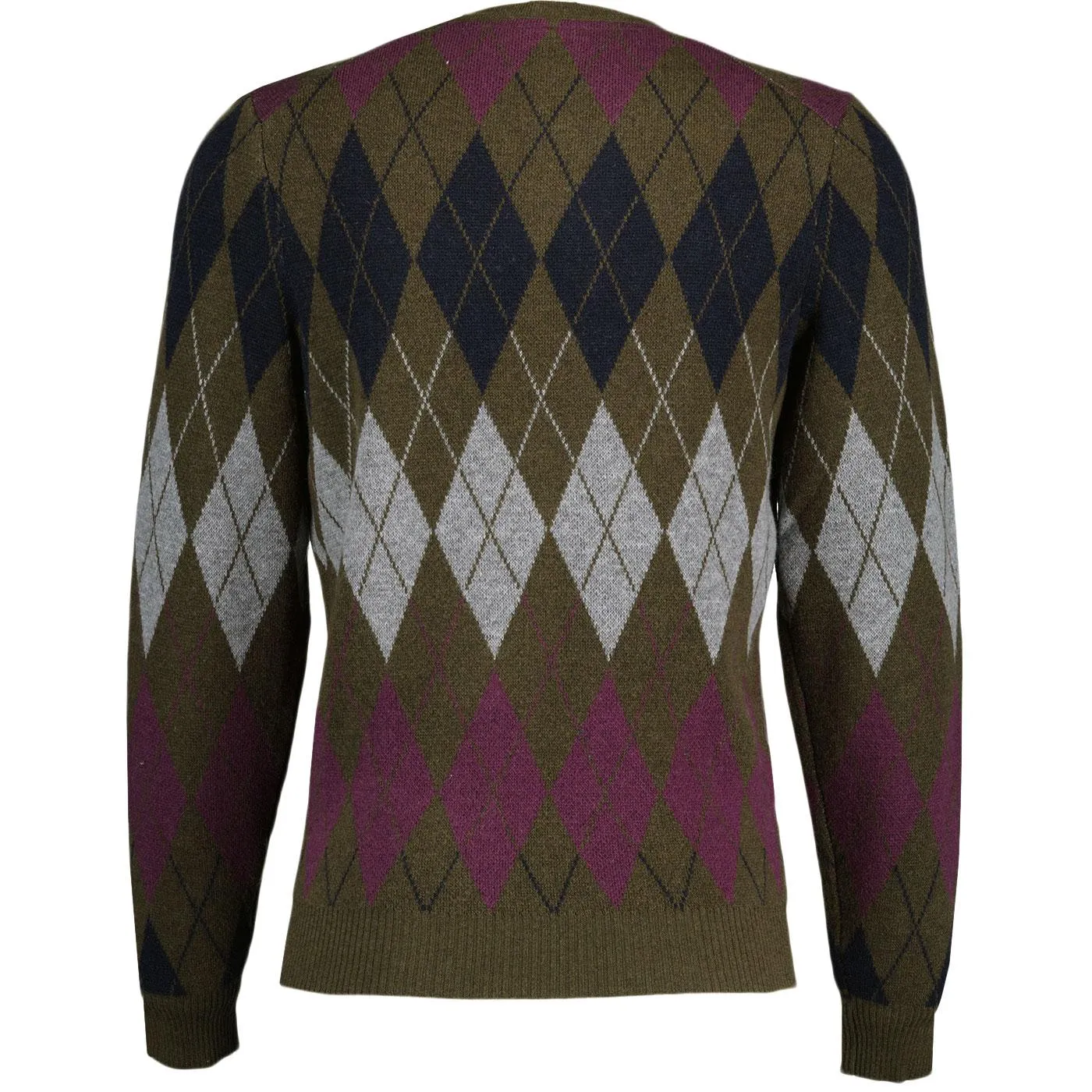 LYLE & SCOTT Mod British Argyle Crew Neck Jumper O