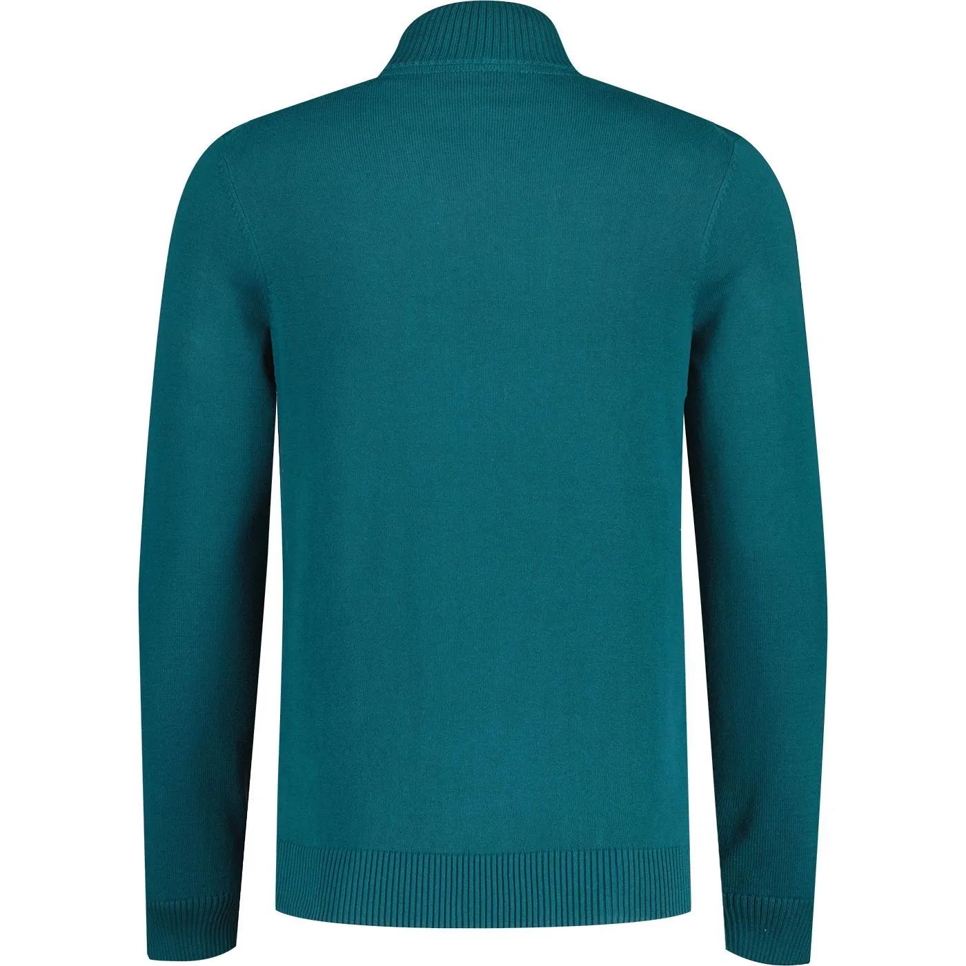 Lyle & Scott Quarter Zip Funnel Neck Jumper (MG)