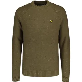 Lyle & Scott Raglan Donegal Crew Neck Jumper LK