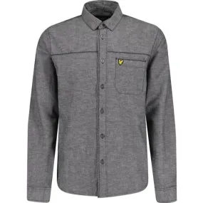 Lyle & Scott Retro 1 Pocket Utility Shirt Black