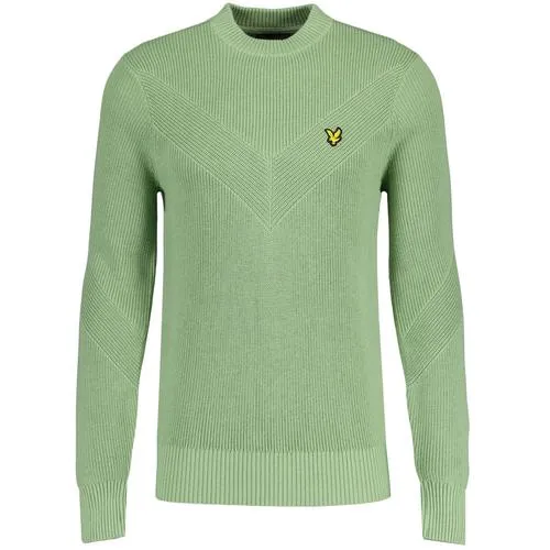 Lyle & Scott Retro Chevron Knit Crew Jumper  (GG)