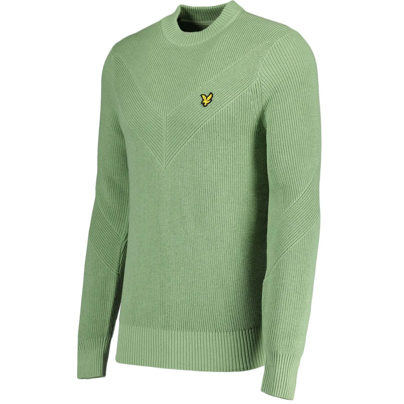 Lyle & Scott Retro Chevron Knit Crew Jumper  (GG)