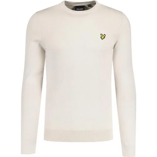 Lyle & Scott Retro Crew Neck Cotton Jumper Cove