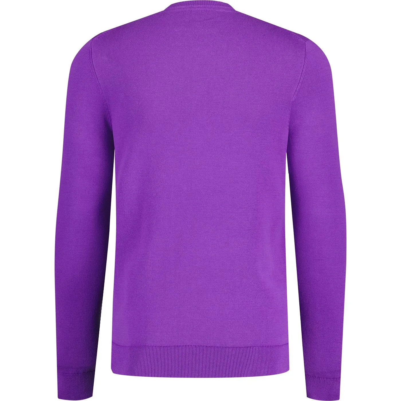 Lyle & Scott Retro Crew Neck Jumper Card Purple