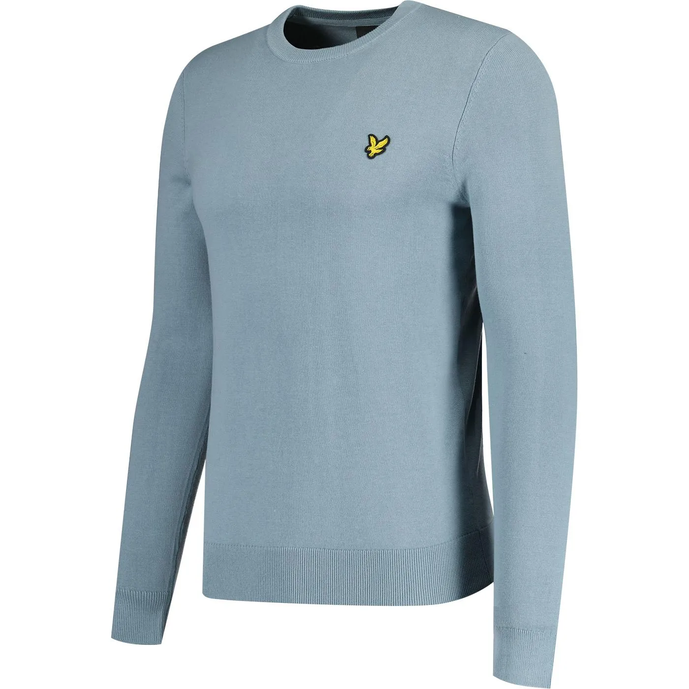 Lyle & Scott Retro Crew Neck Jumper Slate Blue