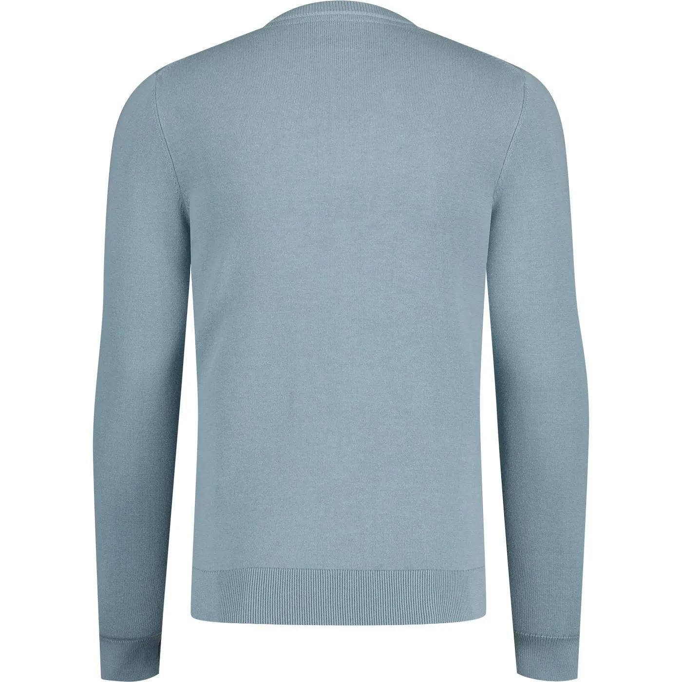 Lyle & Scott Retro Crew Neck Jumper Slate Blue