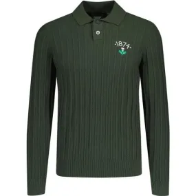 Lyle & Scott Retro Micro Cable Rugby Jumper (WG)