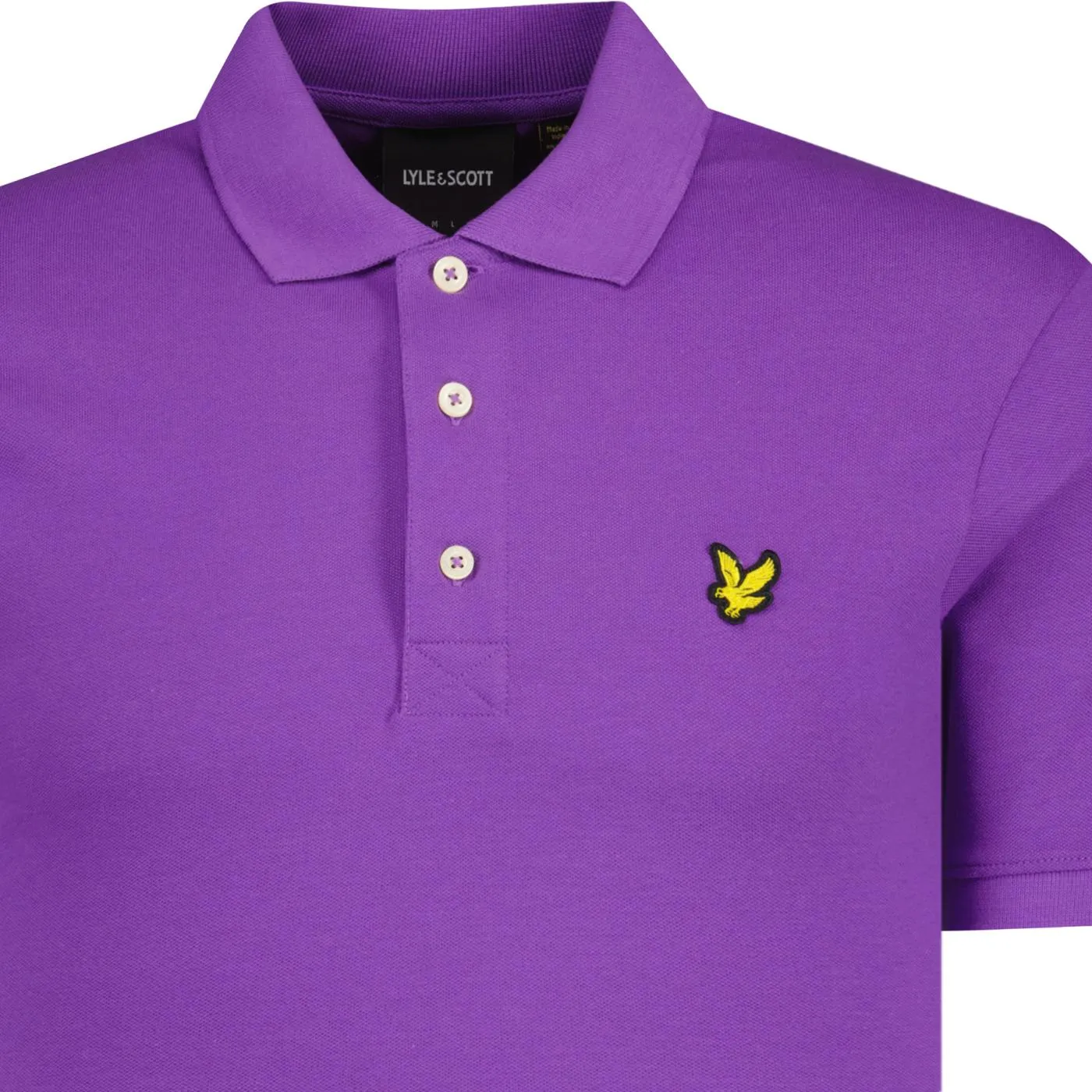 LYLE & SCOTT Retro Mod Plain Pique Polo Shirt CP