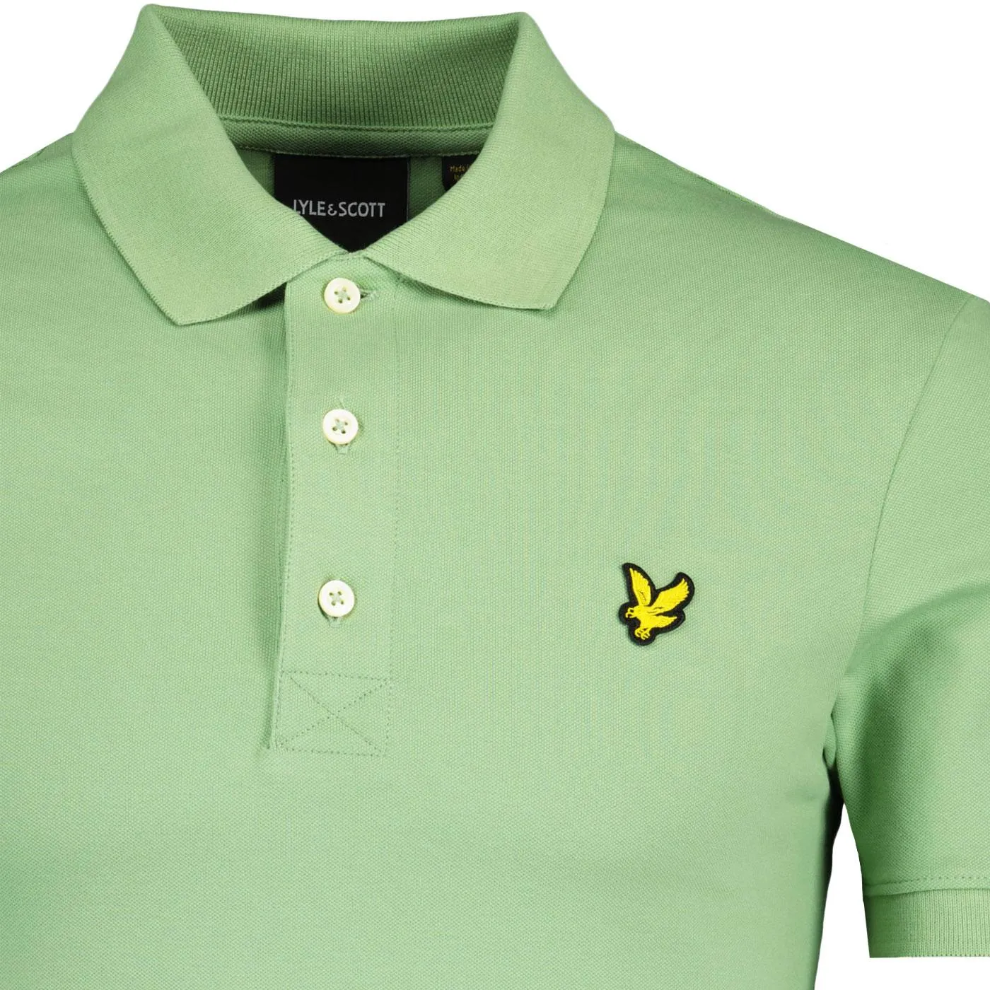 LYLE & SCOTT Retro Mod Plain Pique Polo Shirt  G