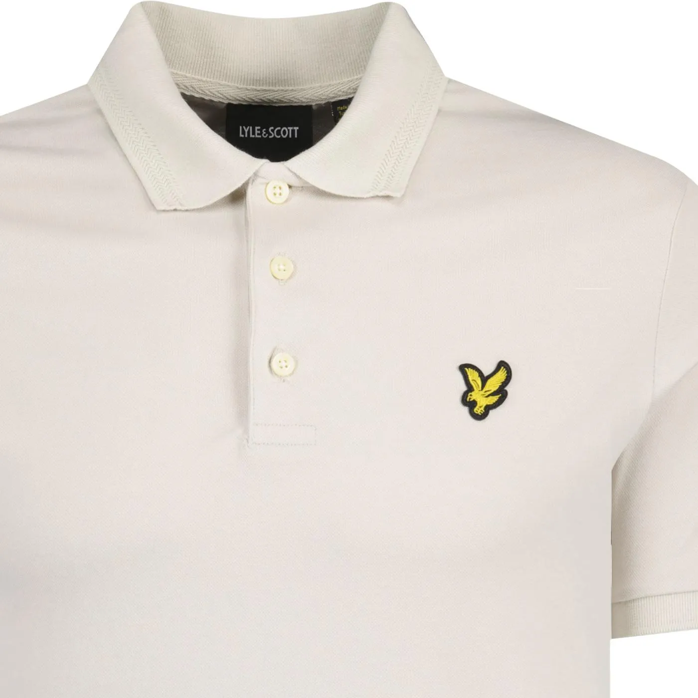 Lyle & Scott Retro Mod Rally Tipped Polo Shirt C