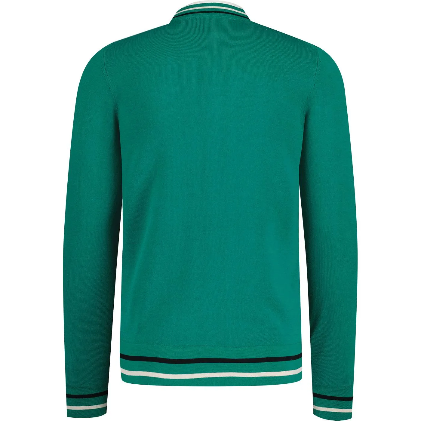 Lyle & Scott Retro Mod Tipped Crew Jumper (Green)