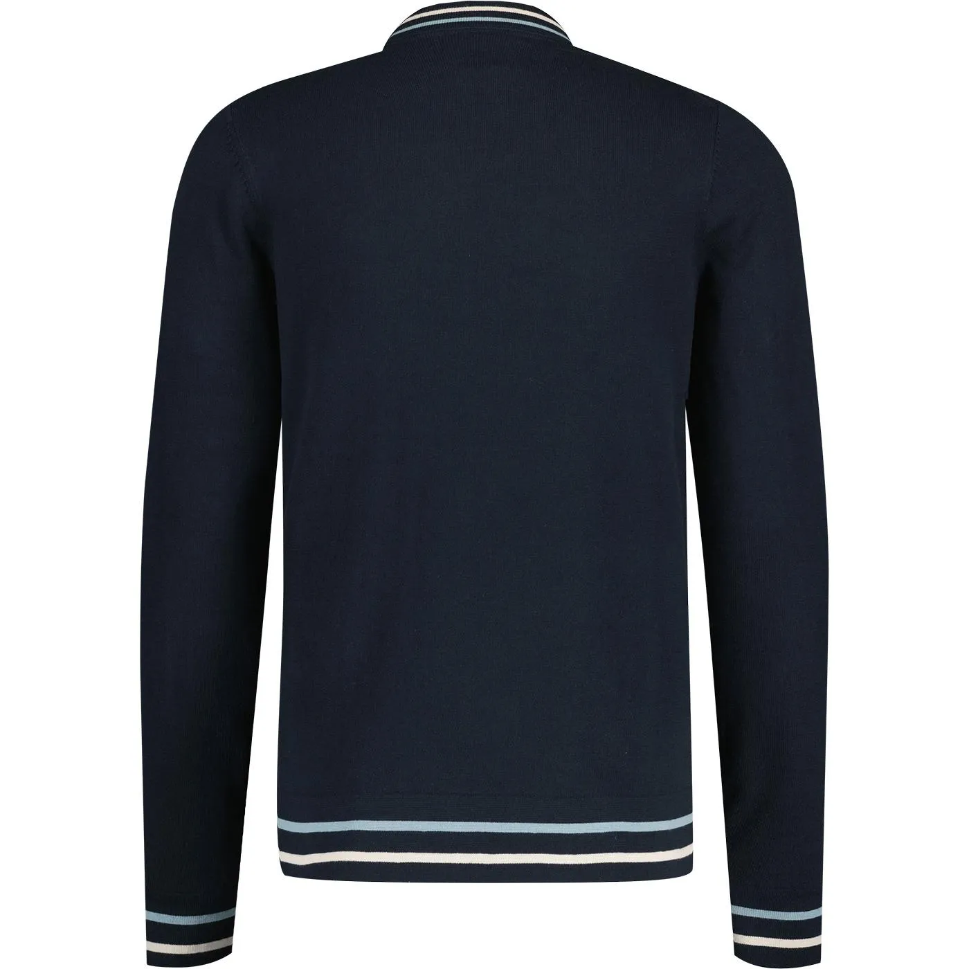 Lyle & Scott Retro Mod Tipped Crew Jumper (Navy)