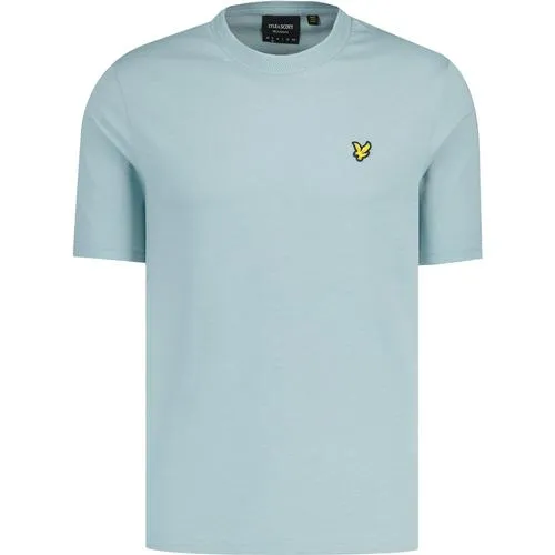 Lyle & Scott Retro Rally Tipped Crew T-Shirt Blue