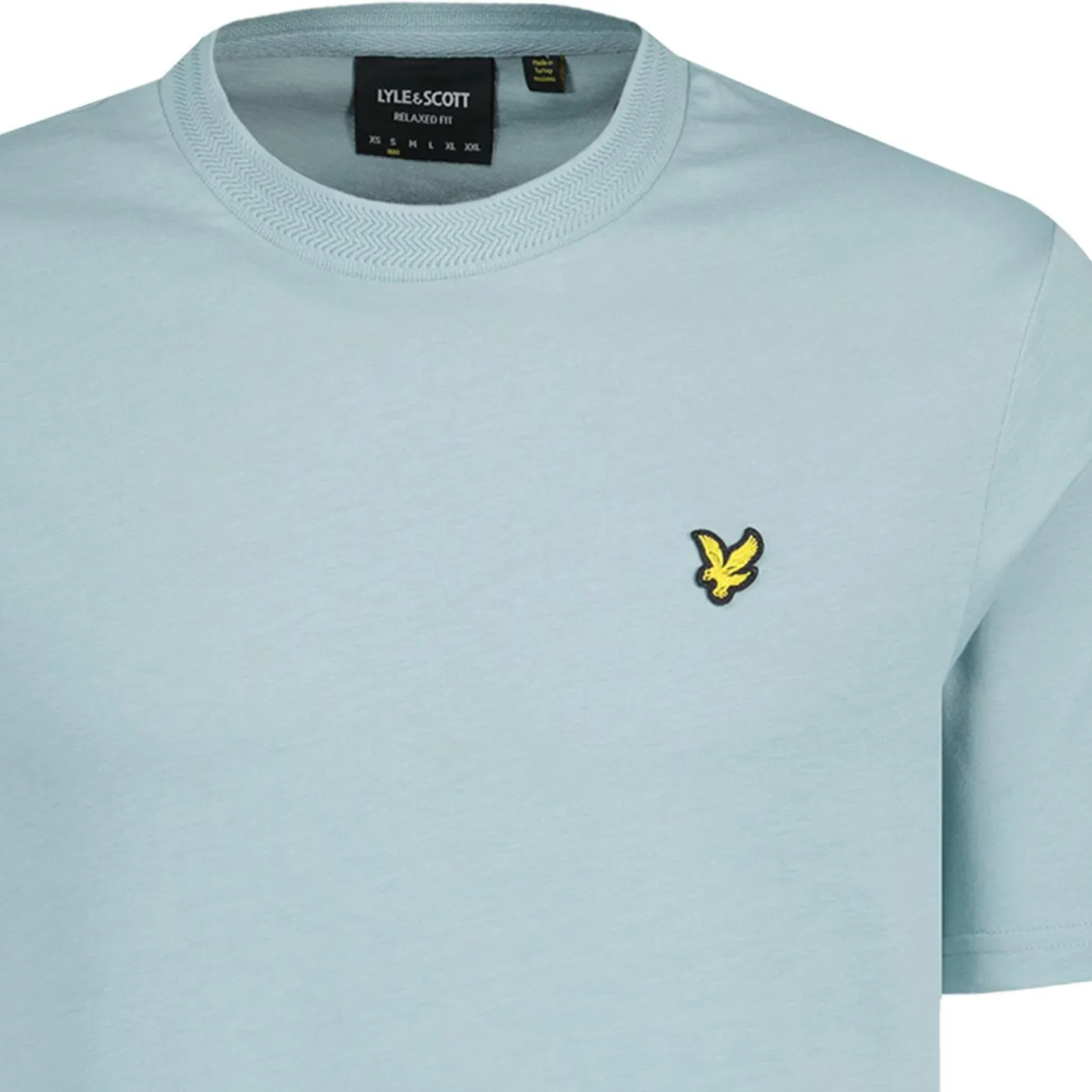 Lyle & Scott Retro Rally Tipped Crew T-Shirt Blue