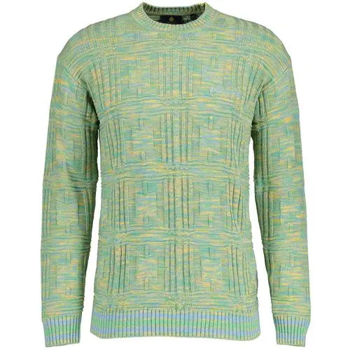 LYLE & SCOTT Retro Space Dye Crew Neck Jumper (MG)