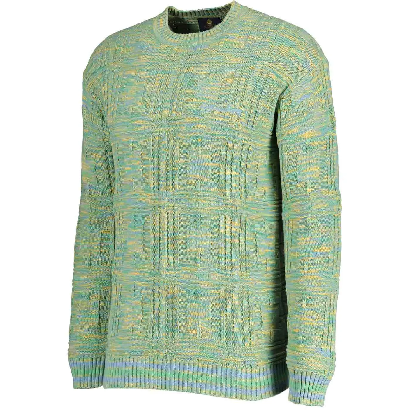 LYLE & SCOTT Retro Space Dye Crew Neck Jumper (MG)