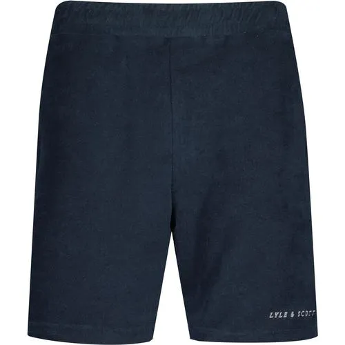 Lyle & Scott  Retro Towelling Casual Shorts (Navy)