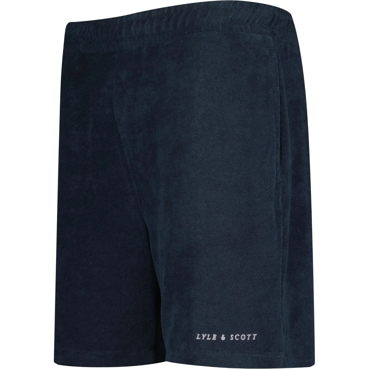 Lyle & Scott  Retro Towelling Casual Shorts (Navy)