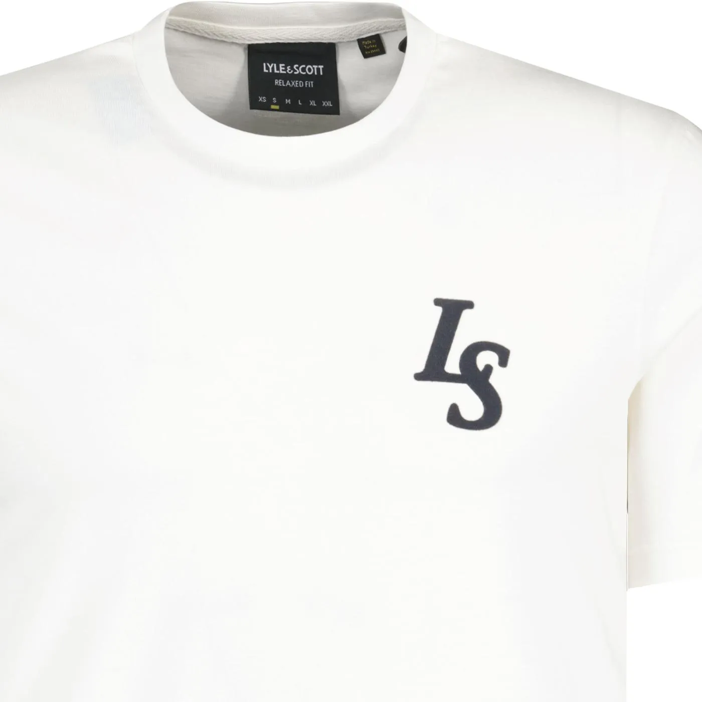 Lyle & Scott Retro Varsity Club Emblem Tee (Chalk)