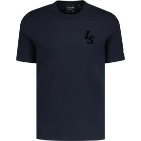 Lyle & Scott Retro Varsity Club Emblem Tee (Navy)