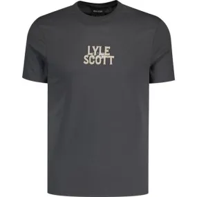 Lyle & Scott Retro Varsity Crew Neck Tee Gunmetal