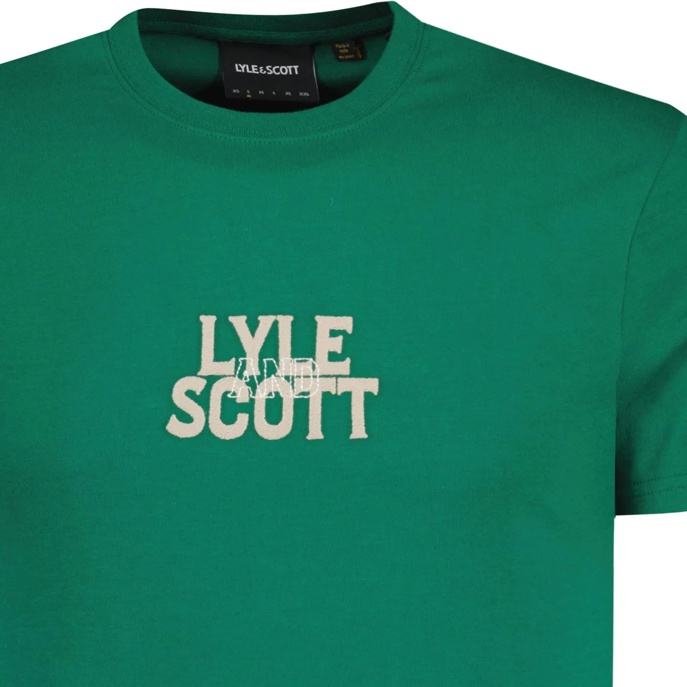 Lyle & Scott Retro Varsity Crew Neck Tee Lothian