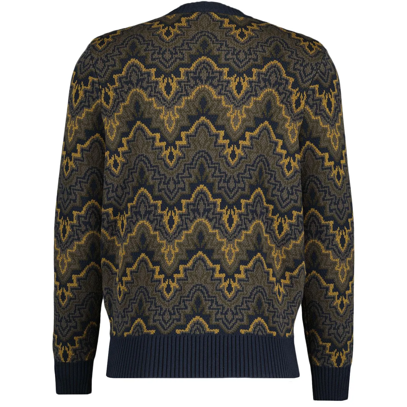 Lyle & Scott Thistle Crochet Knit Crew Jumper (DN)