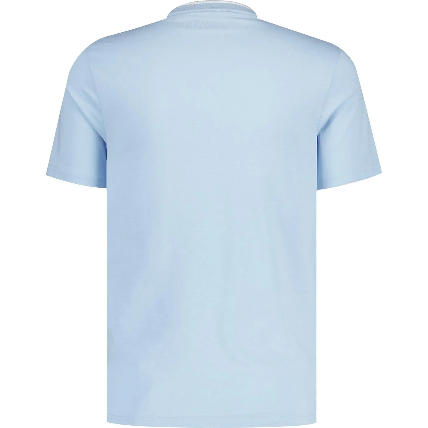 Lyle & Scott Tipped Mod Crew Neck Tee Light Blue