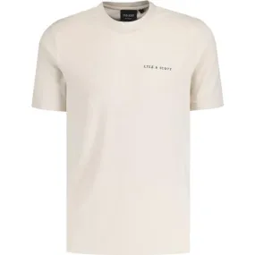 Lyle & Scott Towelling Embroidered Logo Tee (Cove)