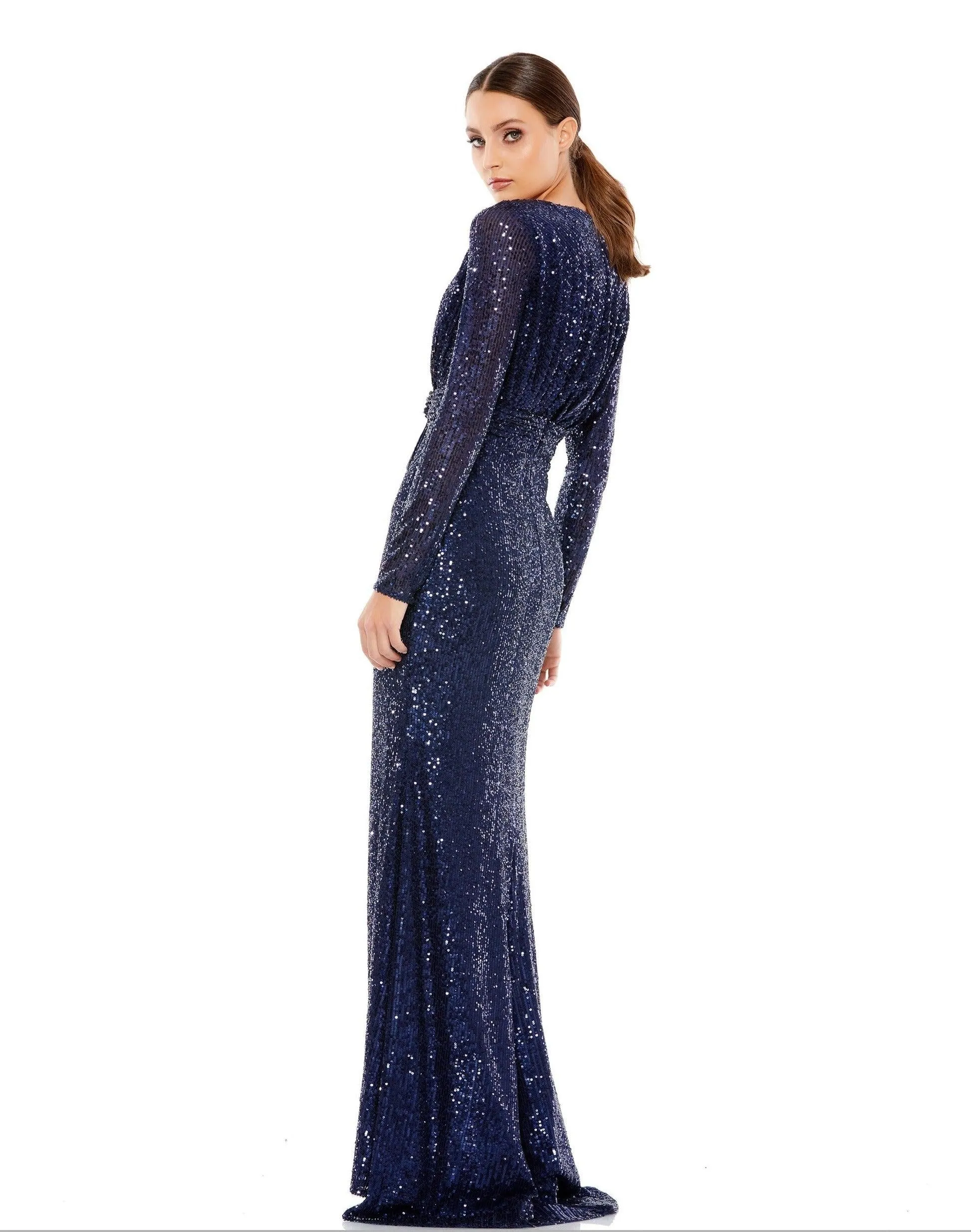 Mac Duggal 26490 Prom Long Sleeve Formal Dress