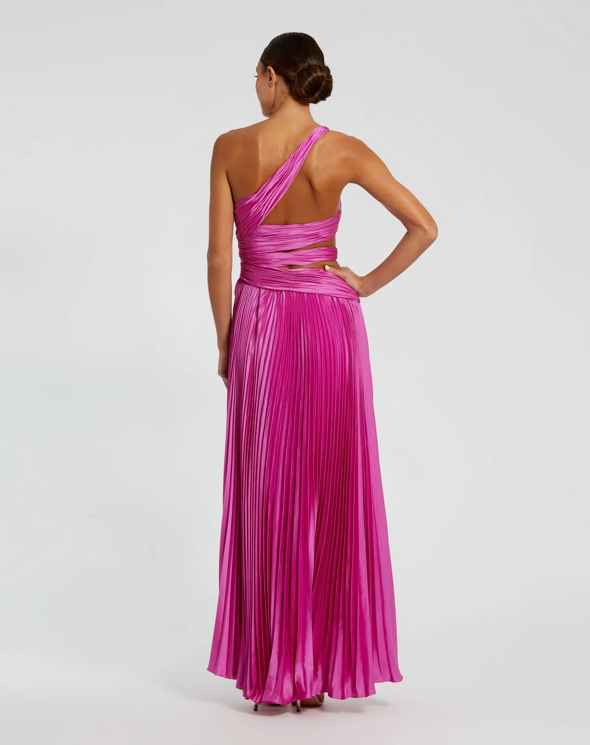 Mac Duggal 49837 Formal Prom Long Pleated Dress