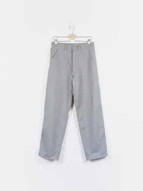 Mackintosh 0003 AW18 Grey Wool Wide Leg Utility Pant