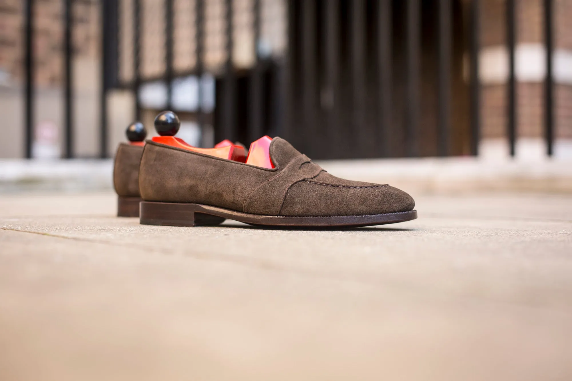 Madison - MTO - Moss Suede - LPB Last - Single Leather Sole