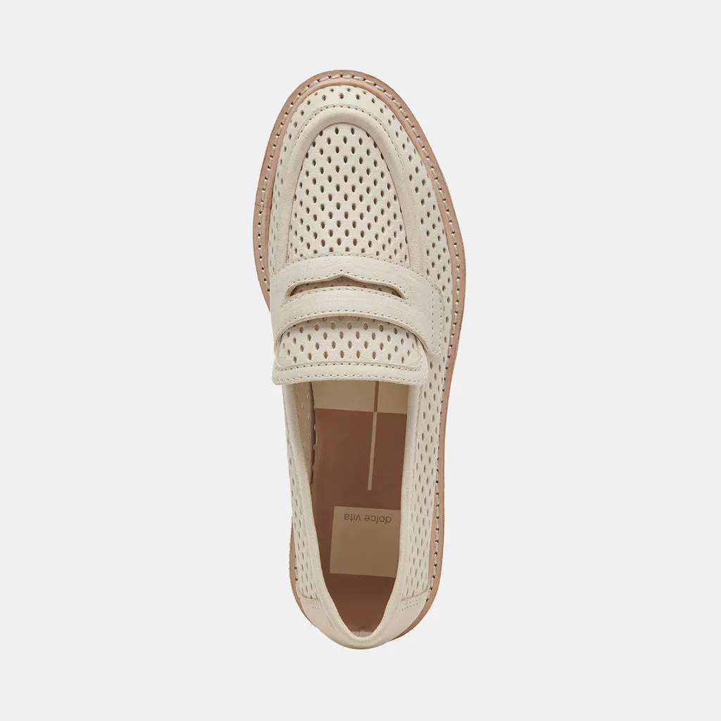 MALILA LOAFERS IVORY NUBUCK– Dolce Vita 6950765101122