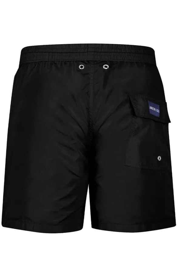 Men's Black Swim Trunk Shorts