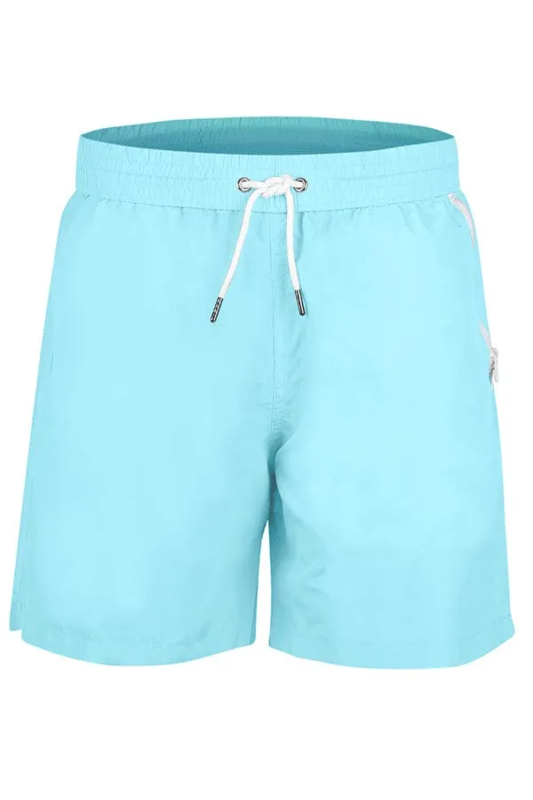 Men's Light Blue Swim Trunk Shorts